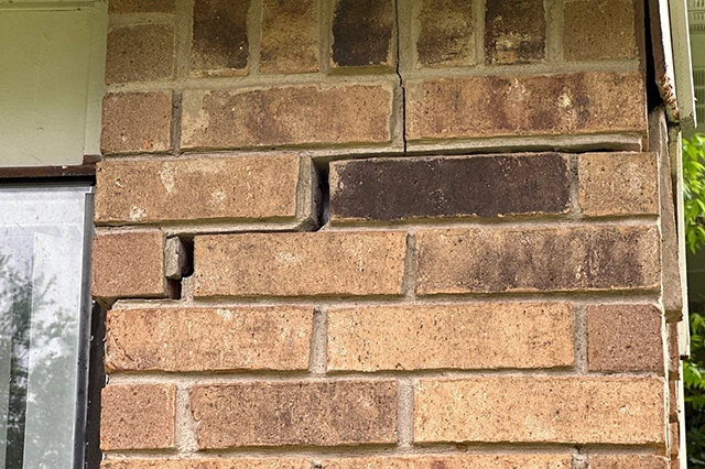 Exterior Brick Cracks in Plano Texas