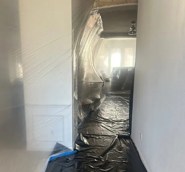 dust barrier foundation repair